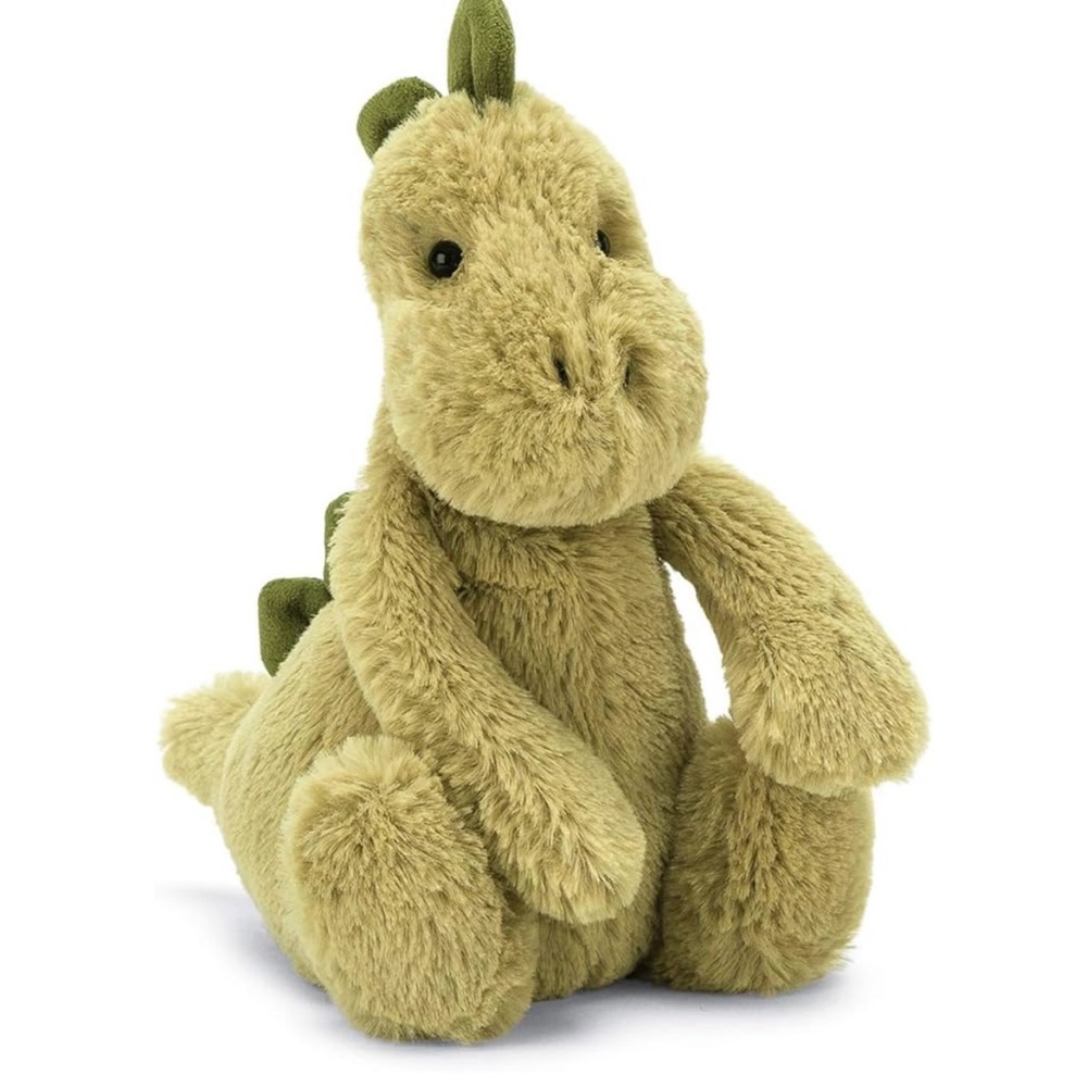 Jellycat Small Plush Bashful Dino 7 inch Like New! *No Paper Tag